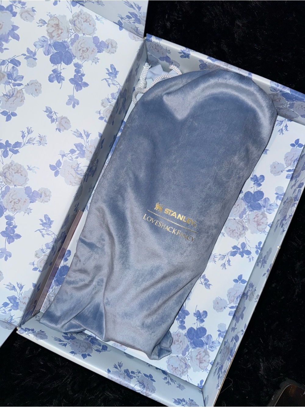 Stanley Blue Floral Gift Box with Ribbon Accent & Love Shack Fancy - Picture 2 of 3